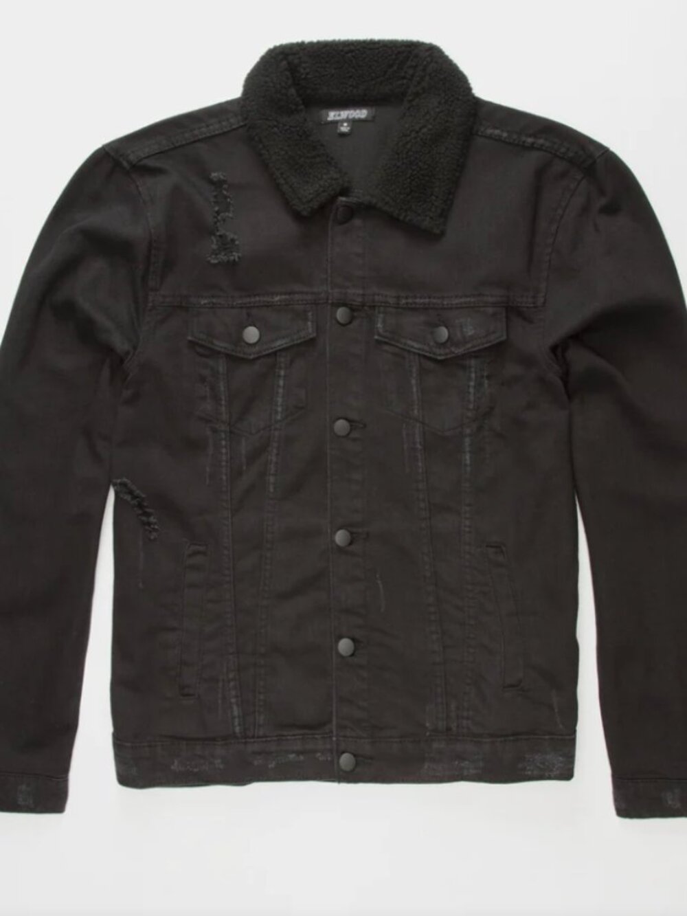 Elwood black denim jacket